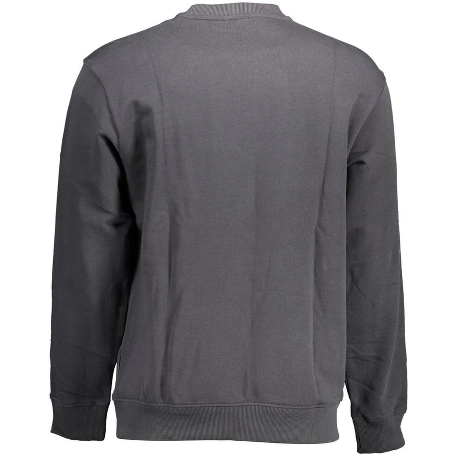 Black Cotton Men Sweater