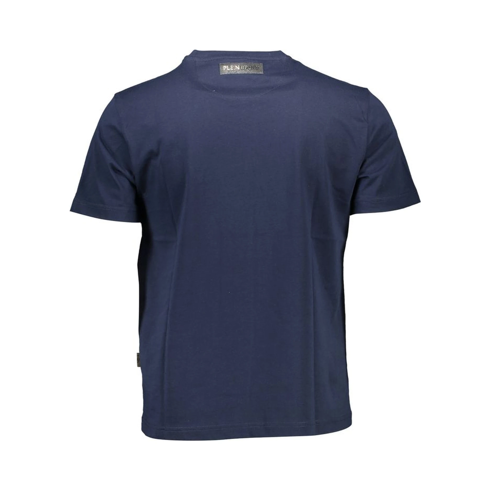 Blue Cotton Men's T-Shirt
