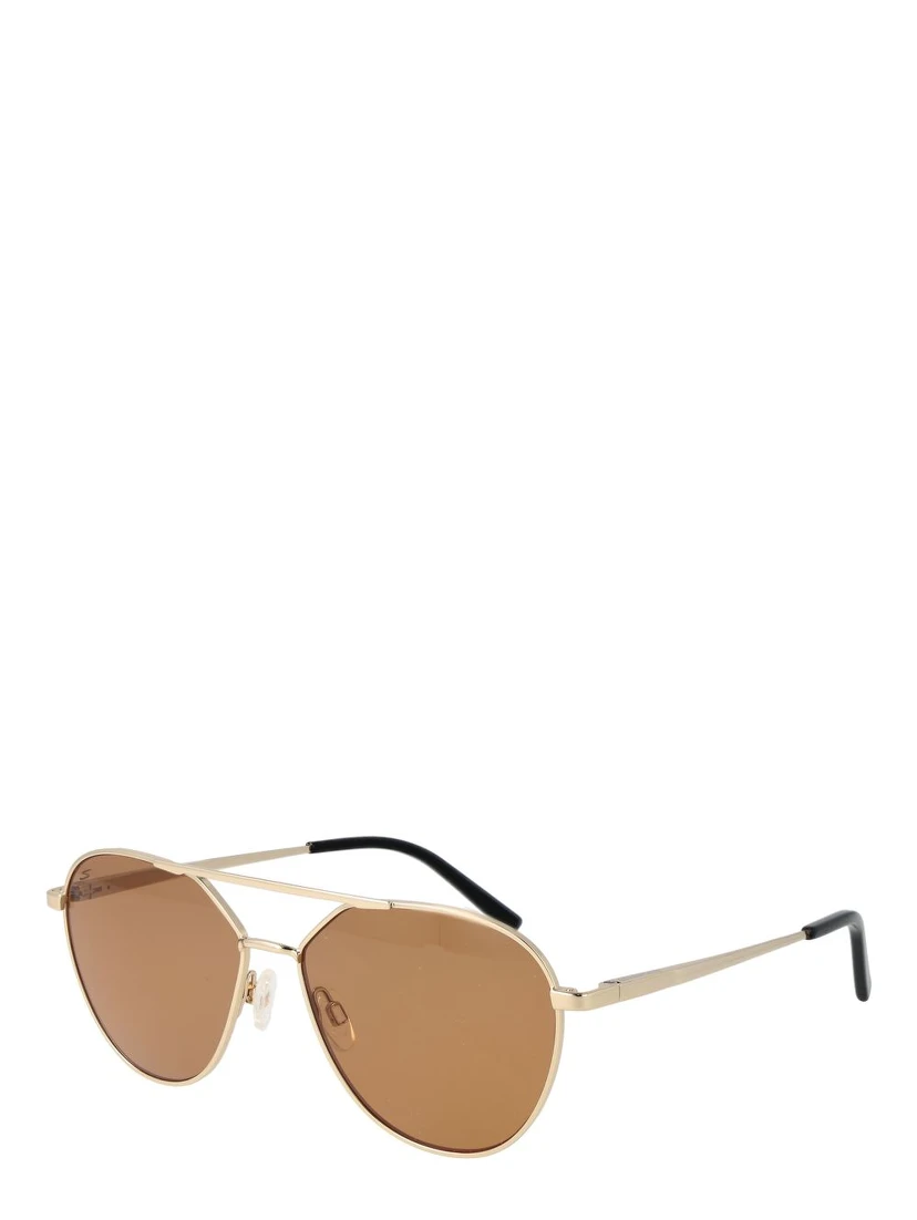 Gold Plastic Sunglasses