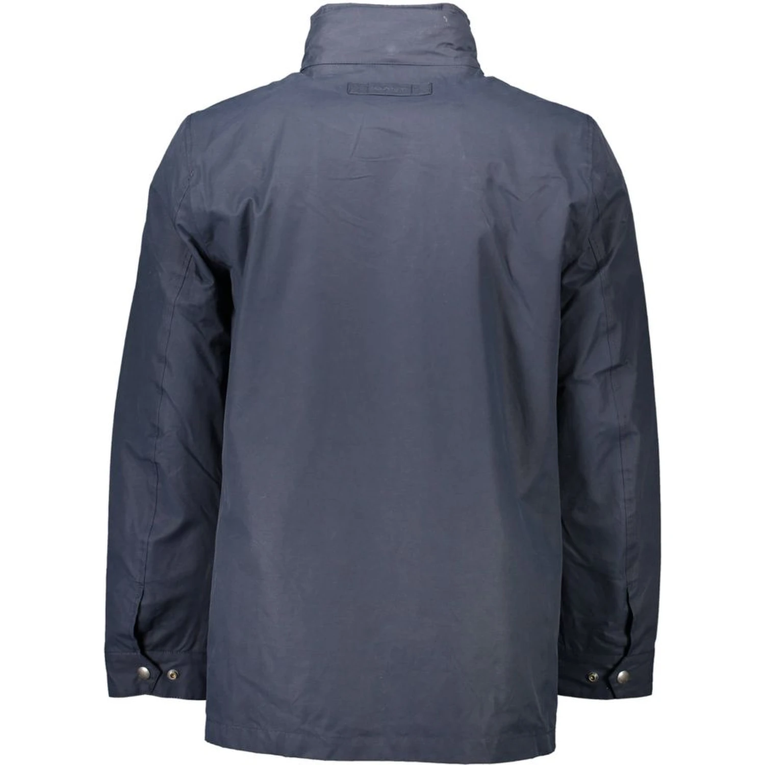 Blue Polyester Men Jacket