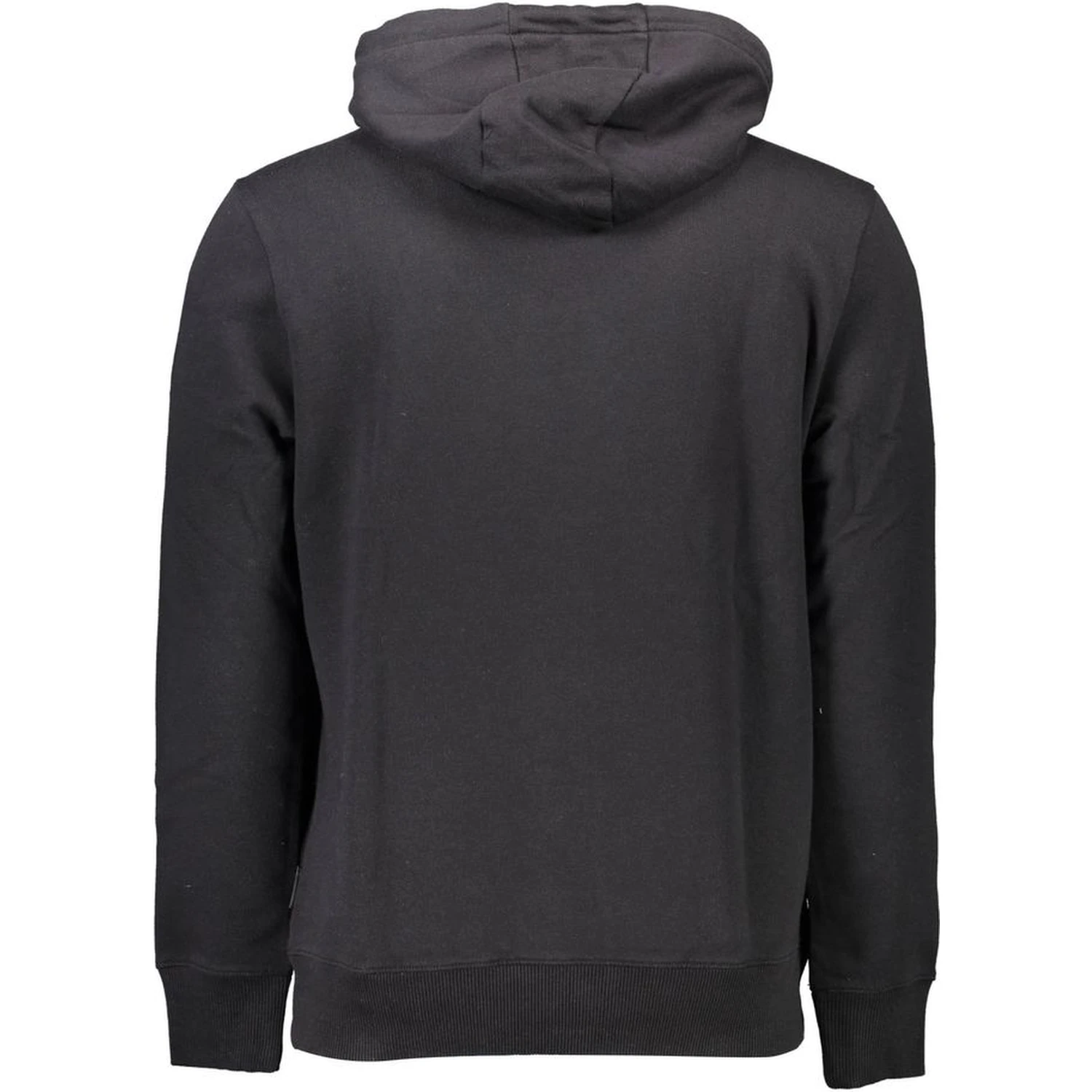 Black Cotton Men Sweater