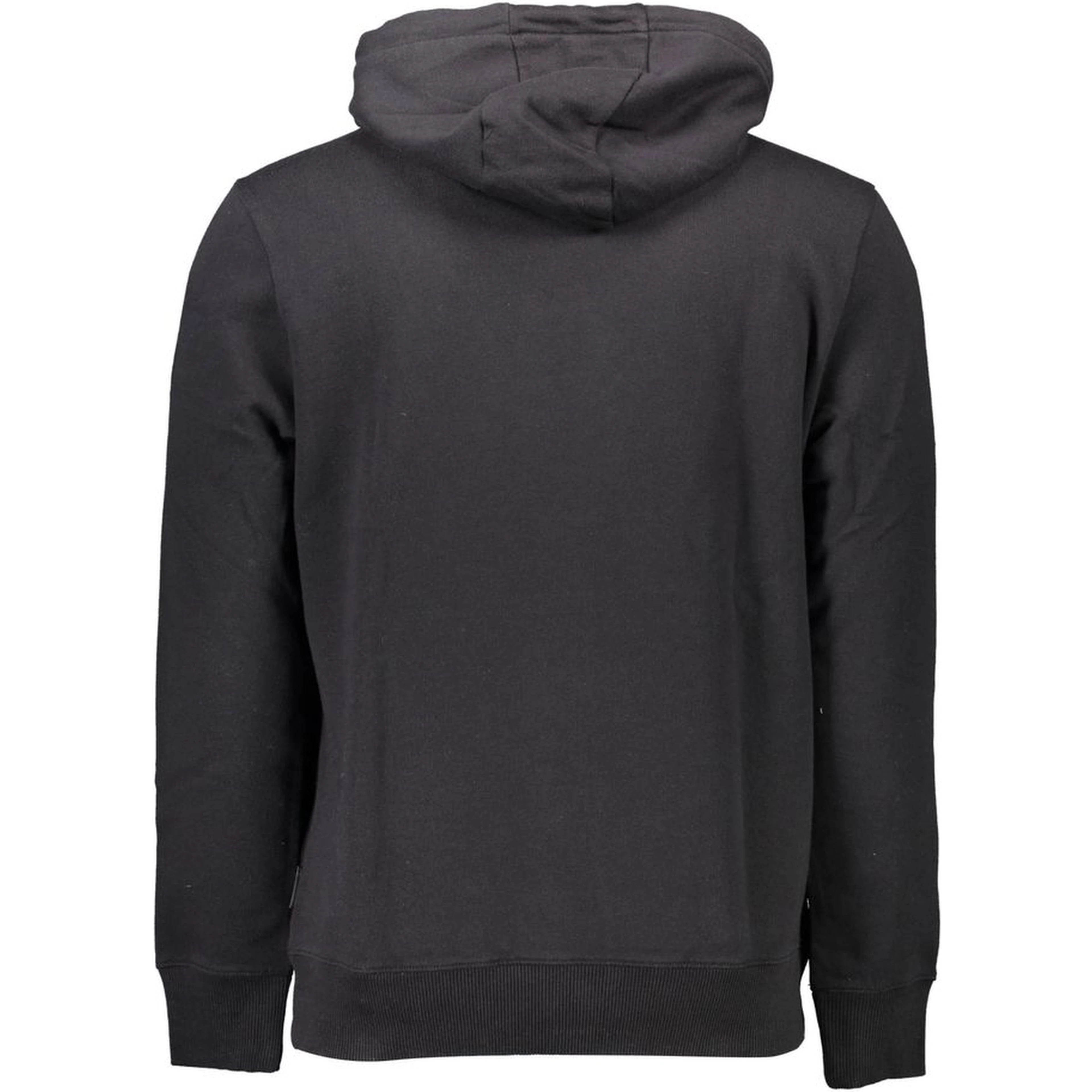 Black Cotton Men Sweater