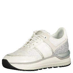 حذاء رياضي أبيض من البوليستر