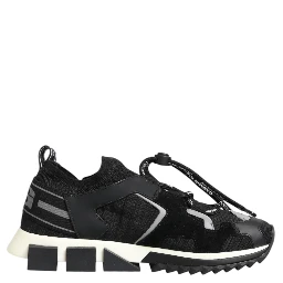 Black White Logo Sorrento Sneakers Shoes