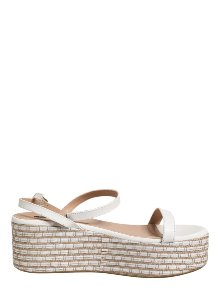 White Espadrilles Ankle Strap Sandals Shoes