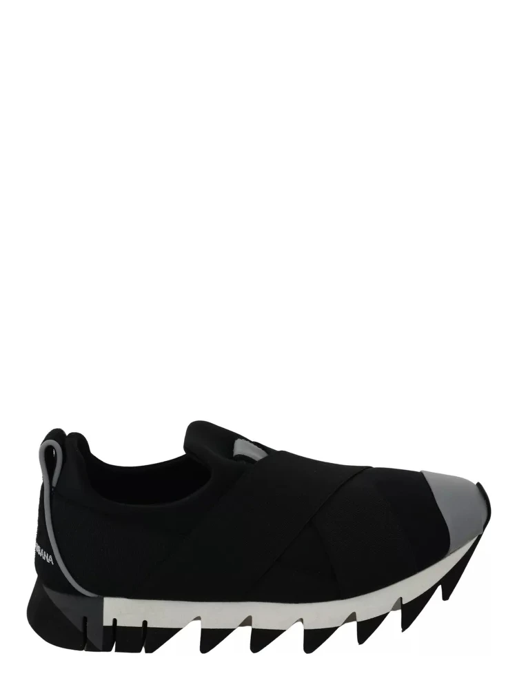 Black Shark Neoprene Stretch Sneakers Shoes