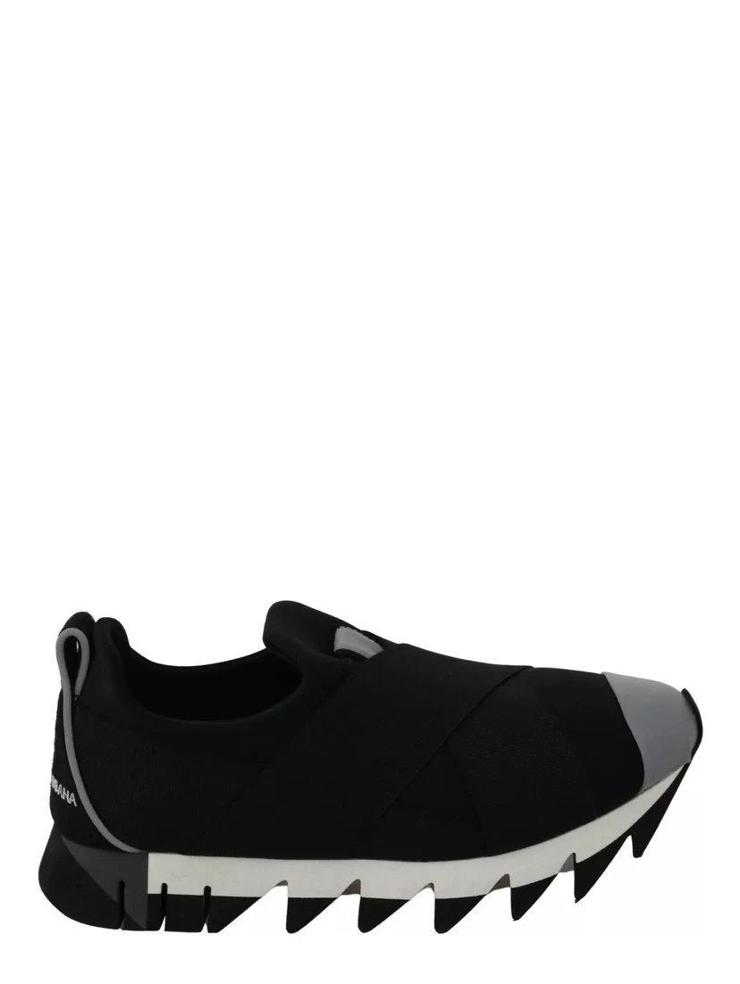 Black Shark Neoprene Stretch Sneakers Shoes