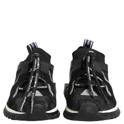 Black White Logo Sorrento Sneakers Shoes