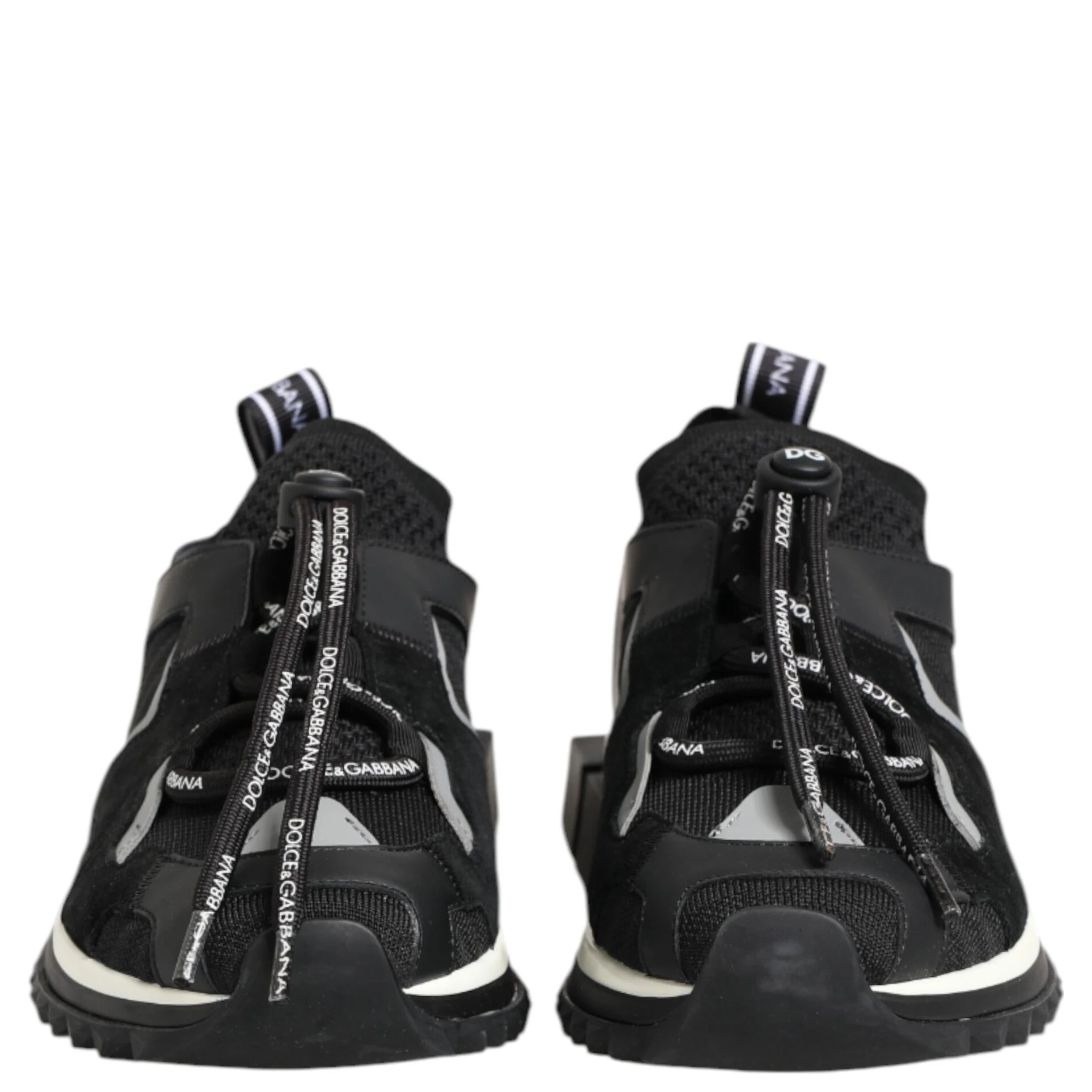 Black White Logo Sorrento Sneakers Shoes