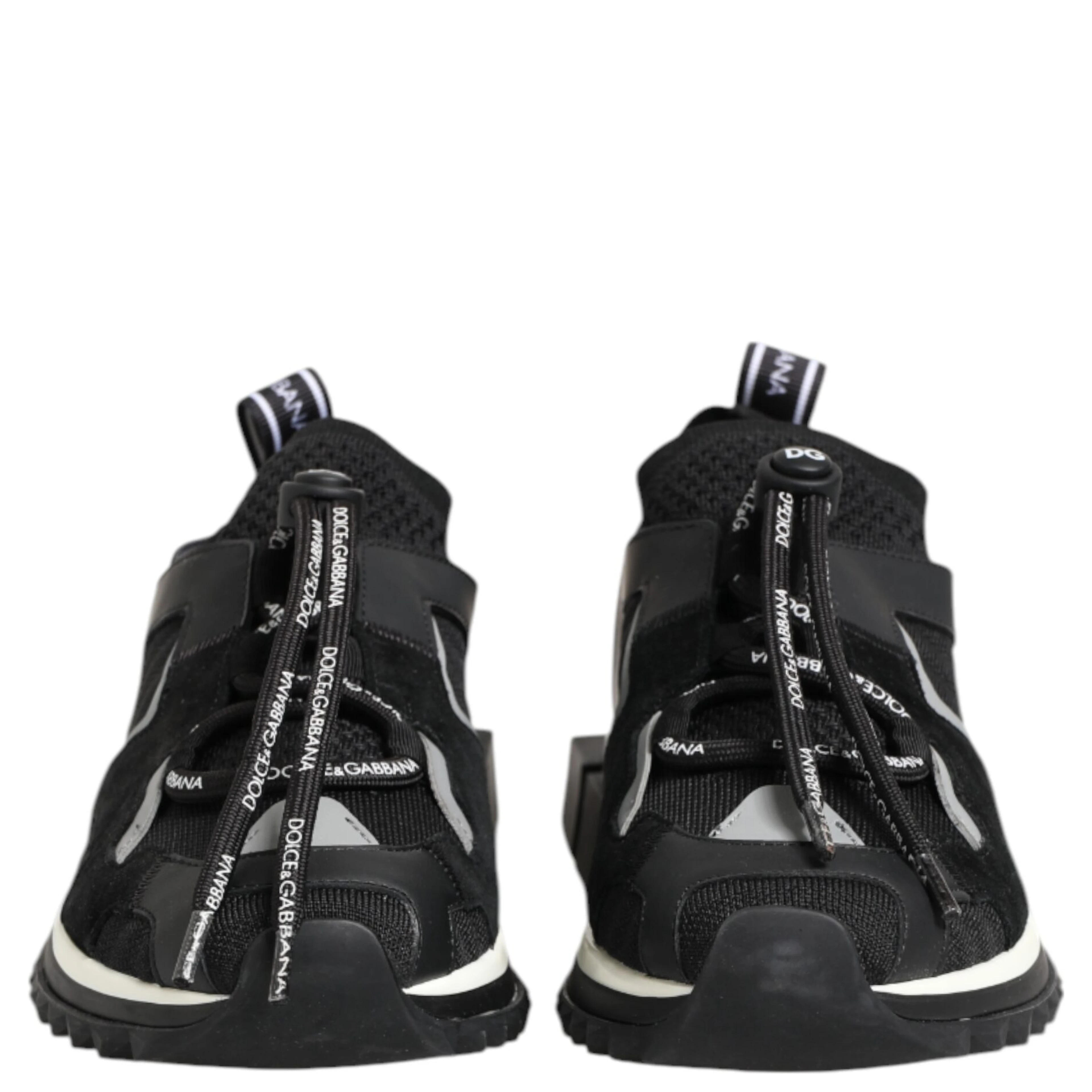 Black White Logo Sorrento Sneakers Shoes