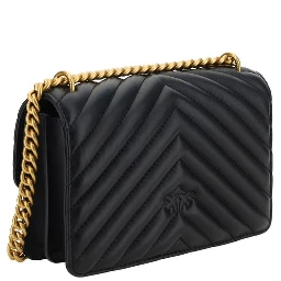 Black Calf Leather Bos Taurus Shoulder Bag