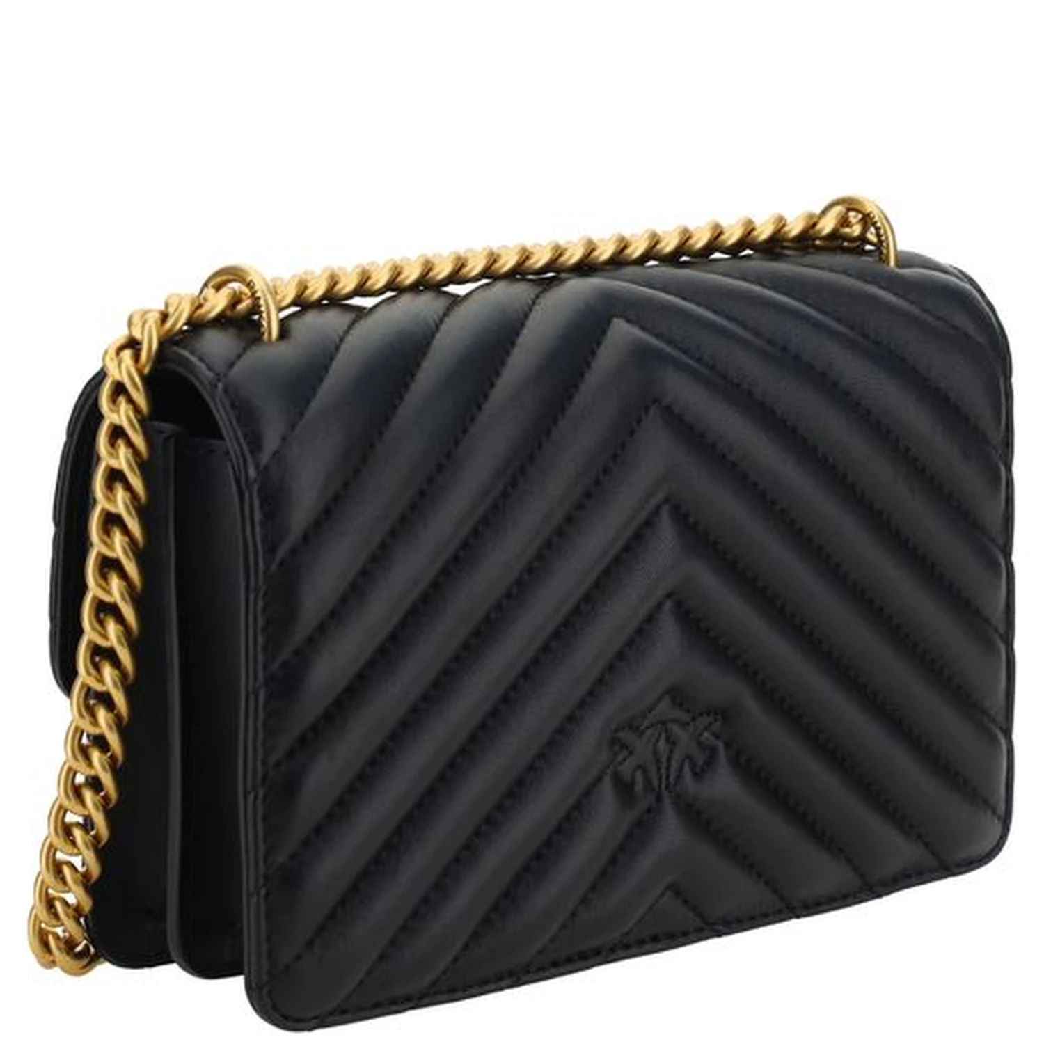 Black Calf Leather Bos Taurus Shoulder Bag