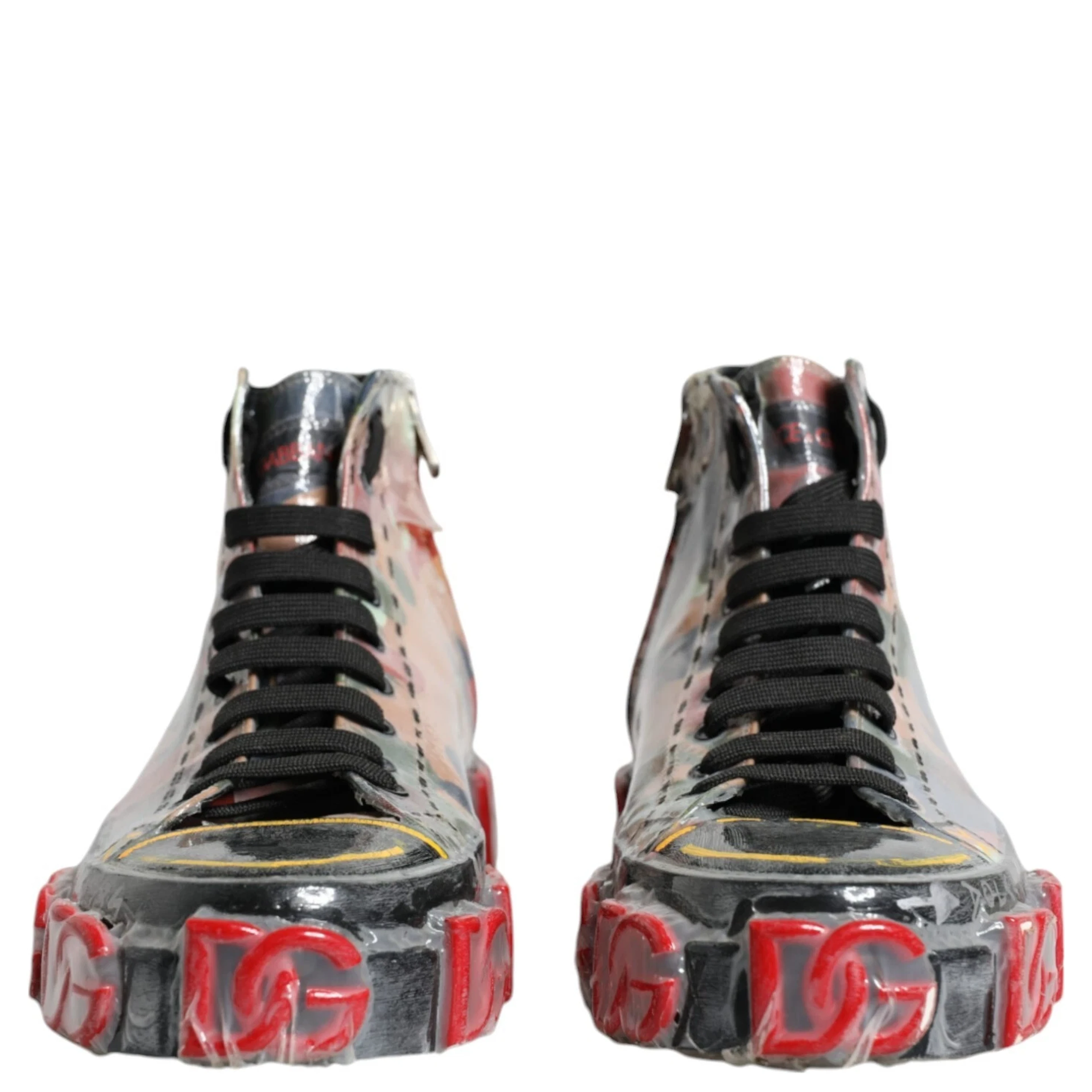 Multicolor Camouflage High Top Sneakers Shoes