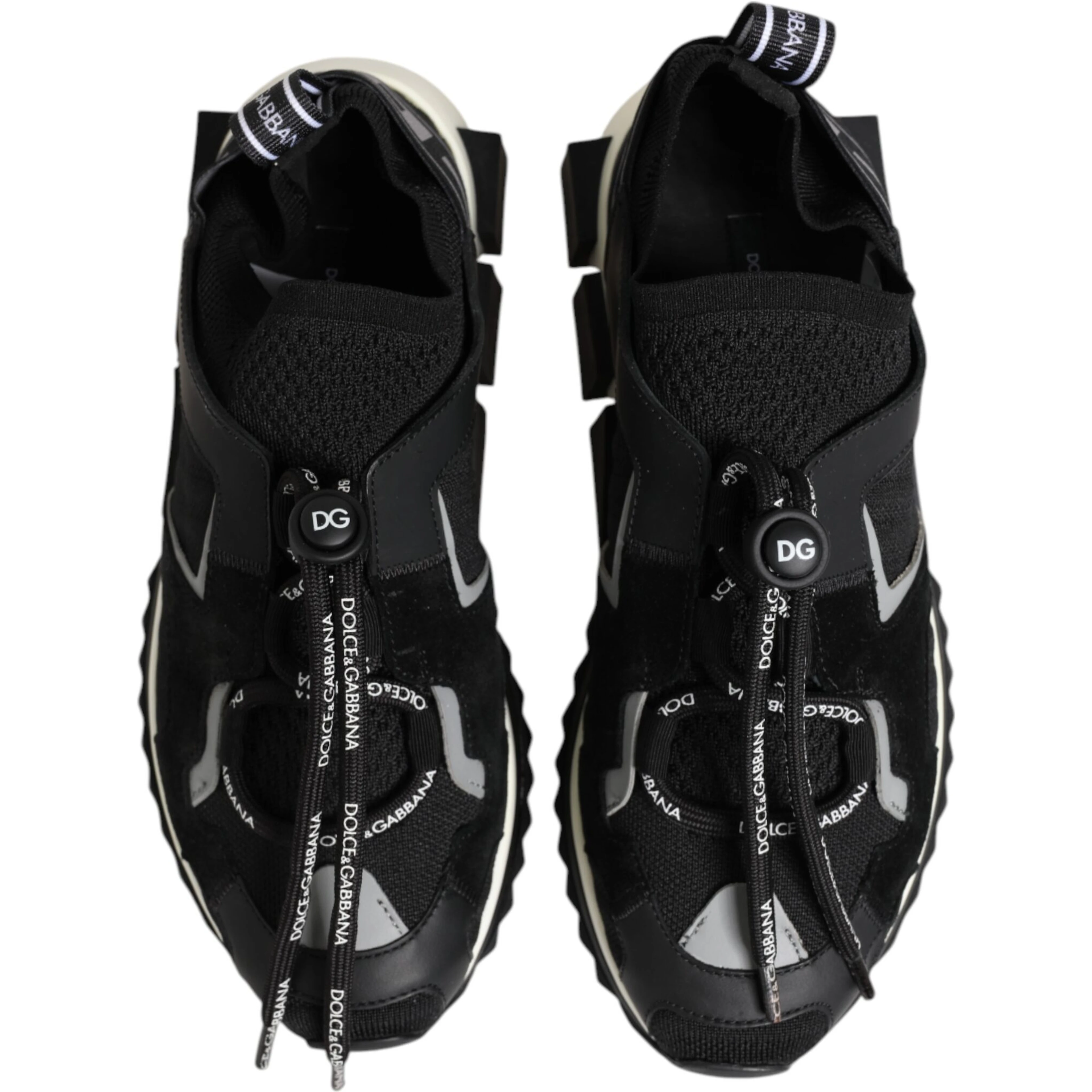 Black White Logo Sorrento Sneakers Shoes