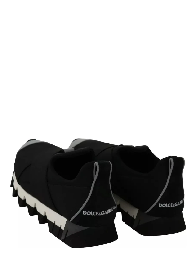 Black Shark Neoprene Stretch Sneakers Shoes