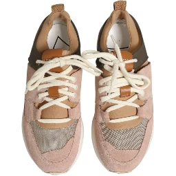 Multicolor Suede Low Top Women Sneakers Shoes