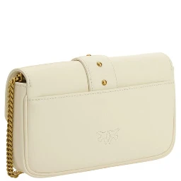 White Calf Leather Bos Taurus Shoulder Bag