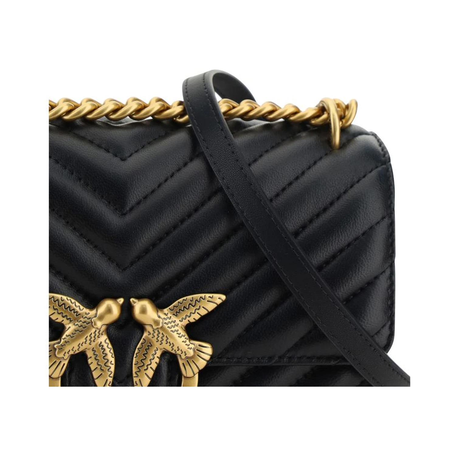 Black Calf Leather Bos Taurus Shoulder Bag