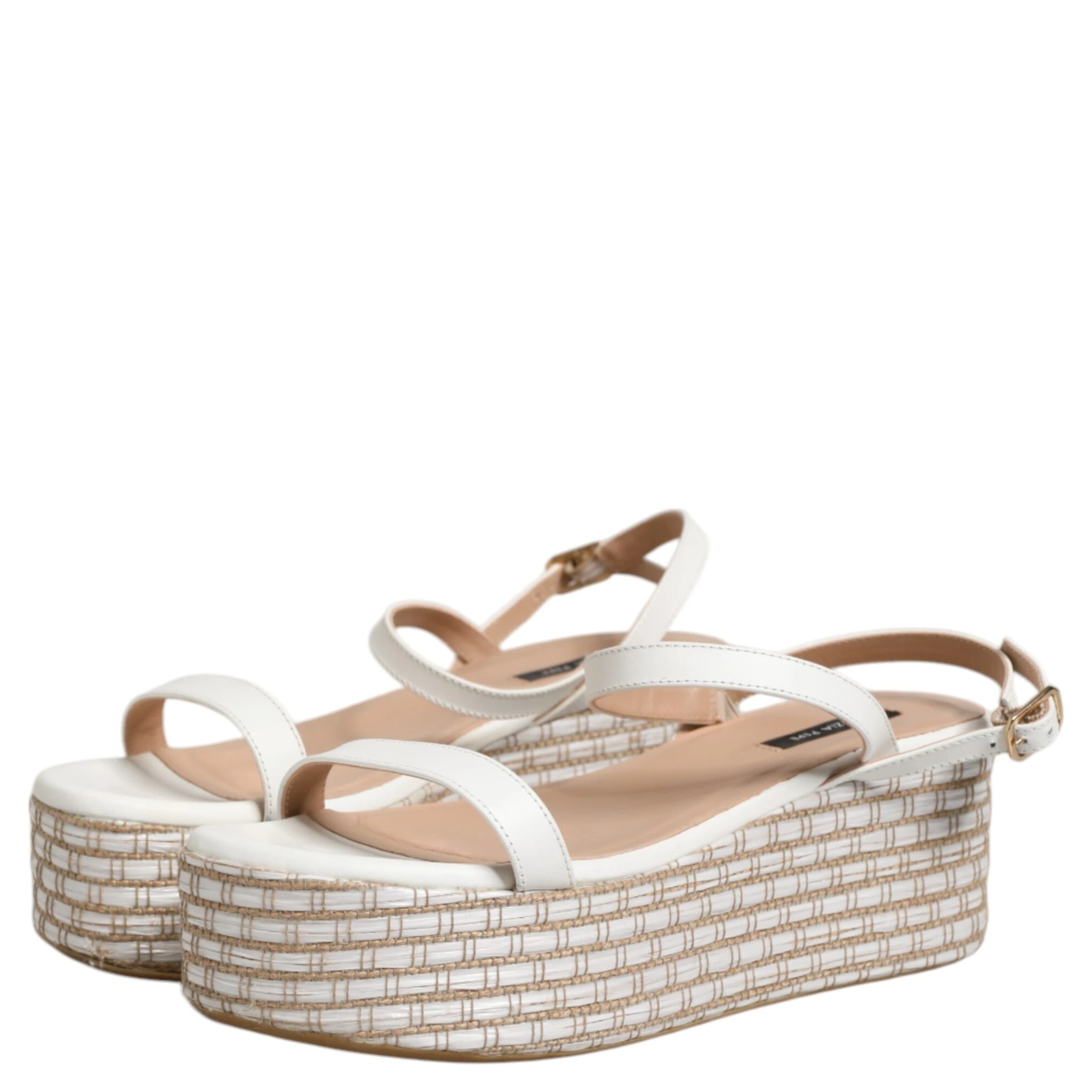 White Espadrilles Ankle Strap Sandals Shoes