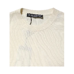 White Silk Short Sleeves Blouse Pullover Top