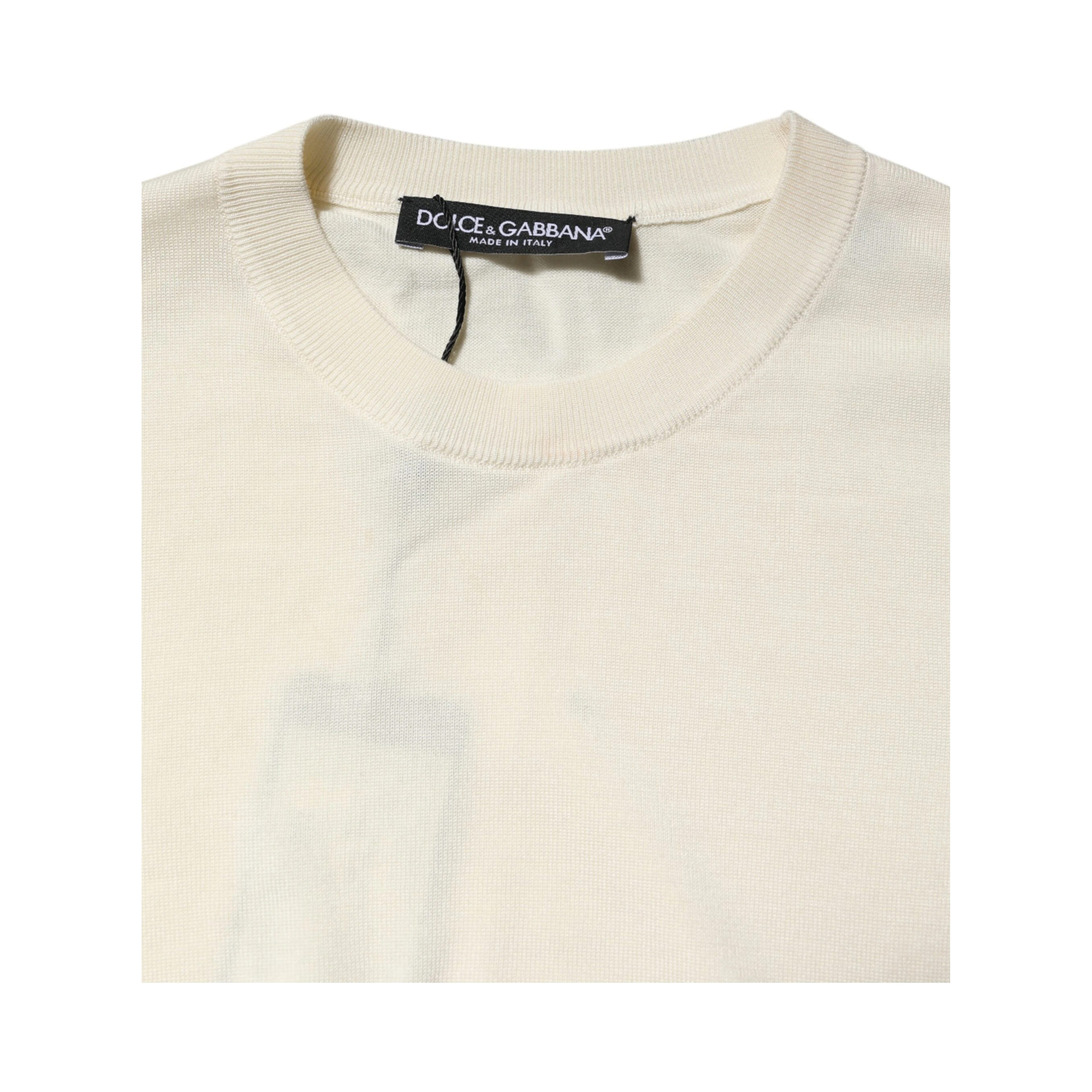 White Silk Short Sleeves Blouse Pullover Top