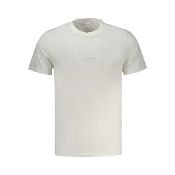 تي شيرت قطني أبيض