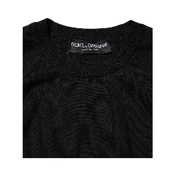 Black Cashmere Sleeveless Women Tank T-shirt
