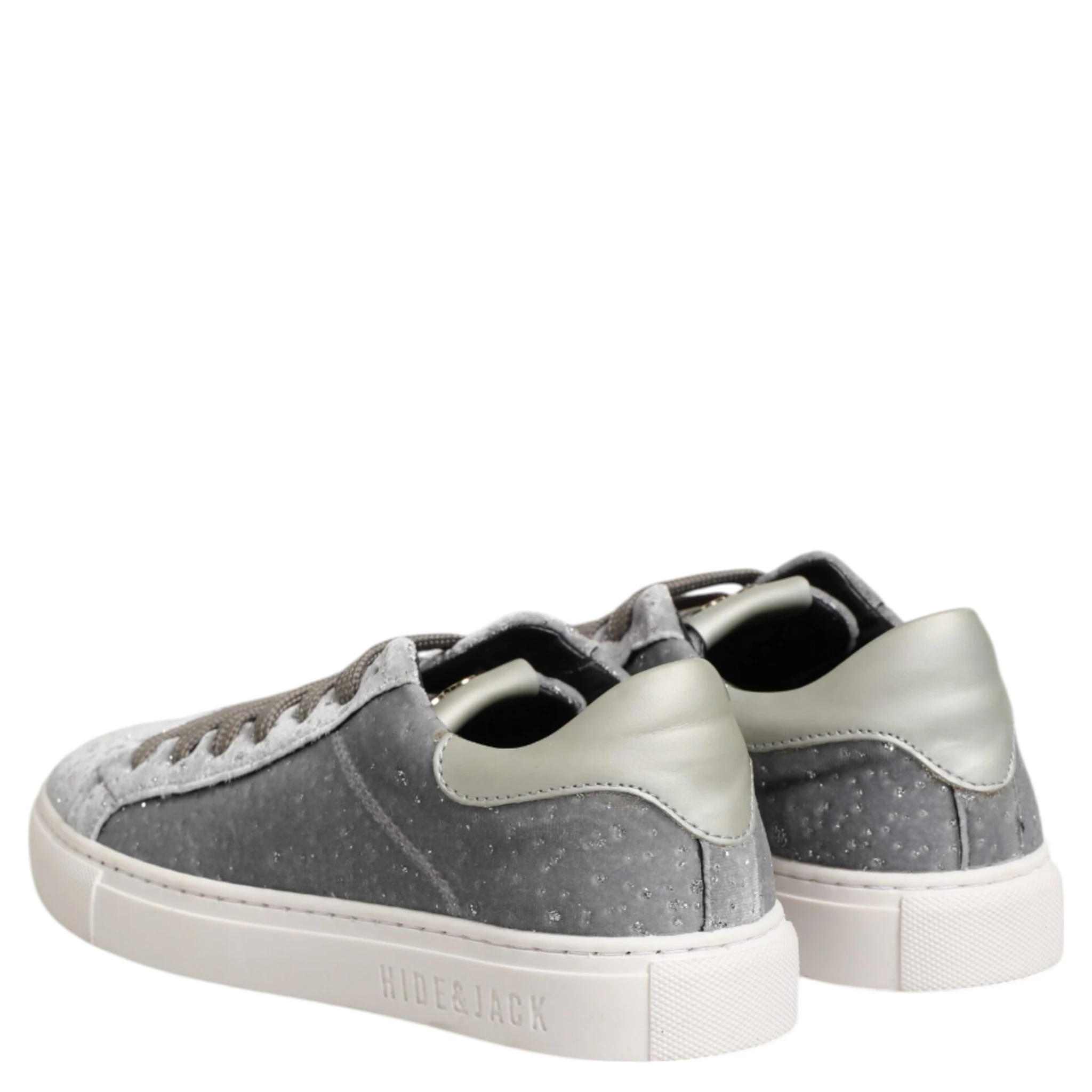 Gray Suede Low Top Lace Up Sneakers Shoes