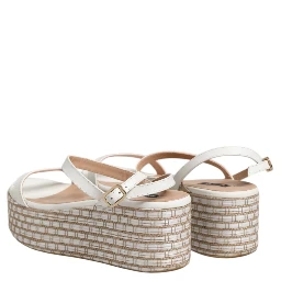 White Espadrilles Ankle Strap Sandals Shoes