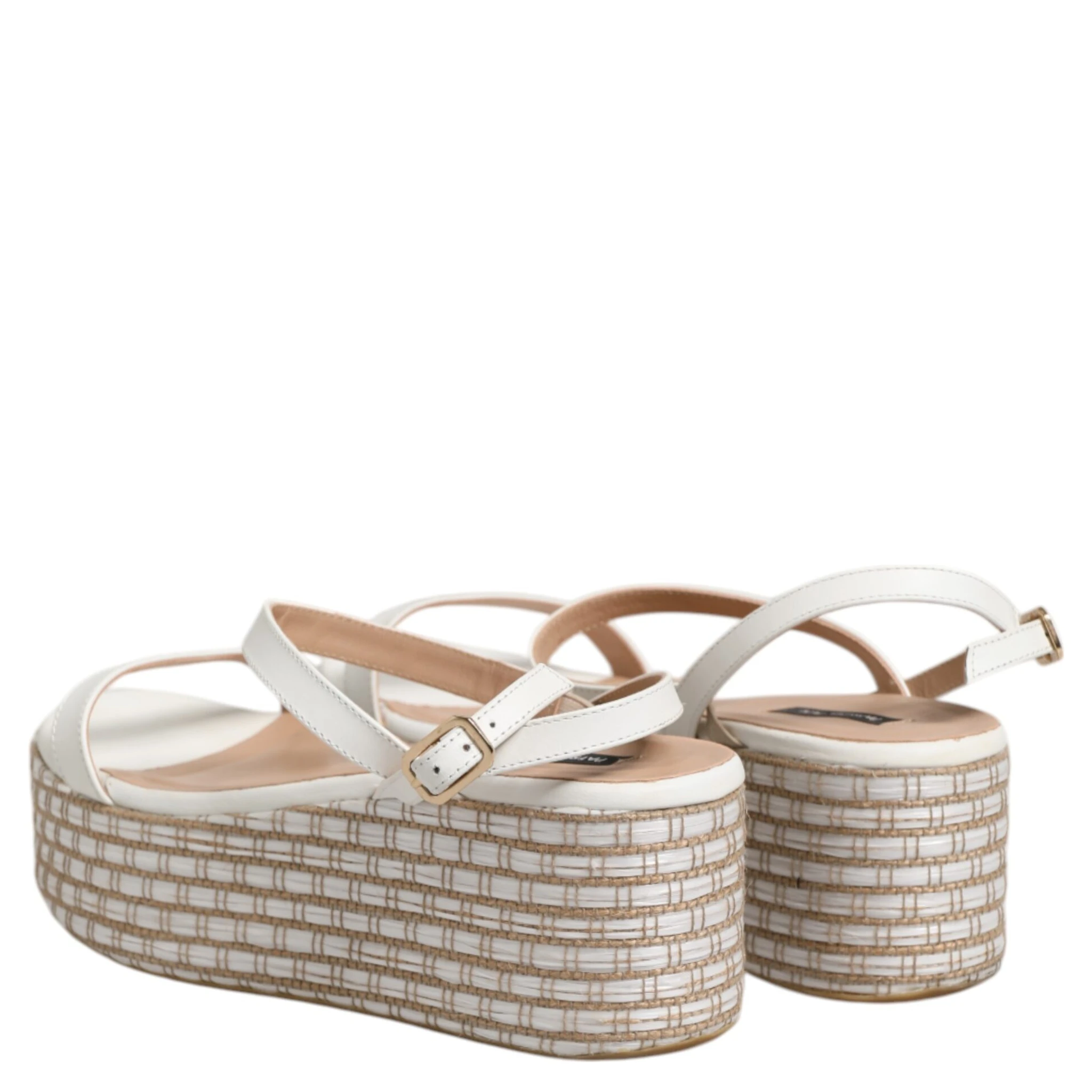 White Espadrilles Ankle Strap Sandals Shoes