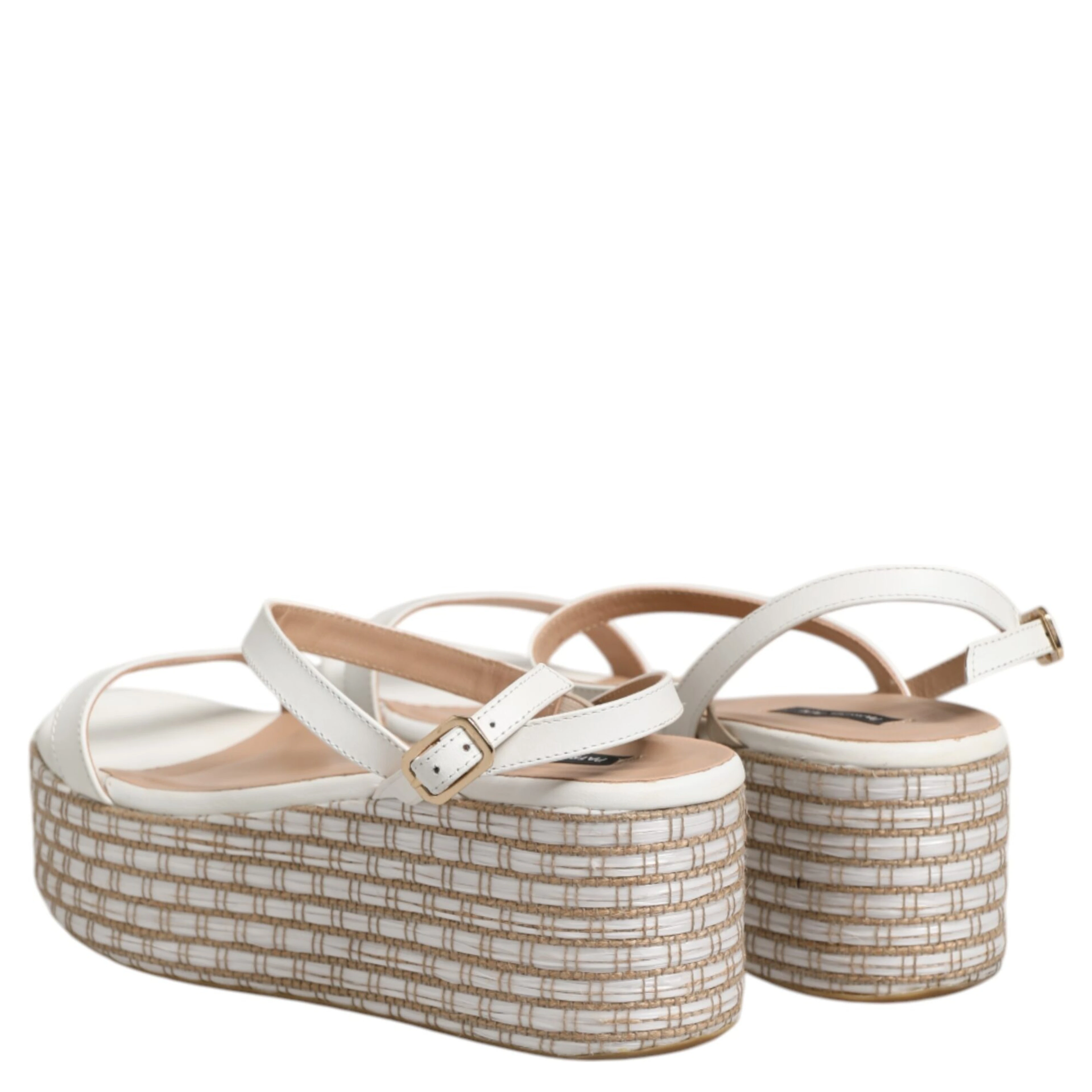 White Espadrilles Ankle Strap Sandals Shoes