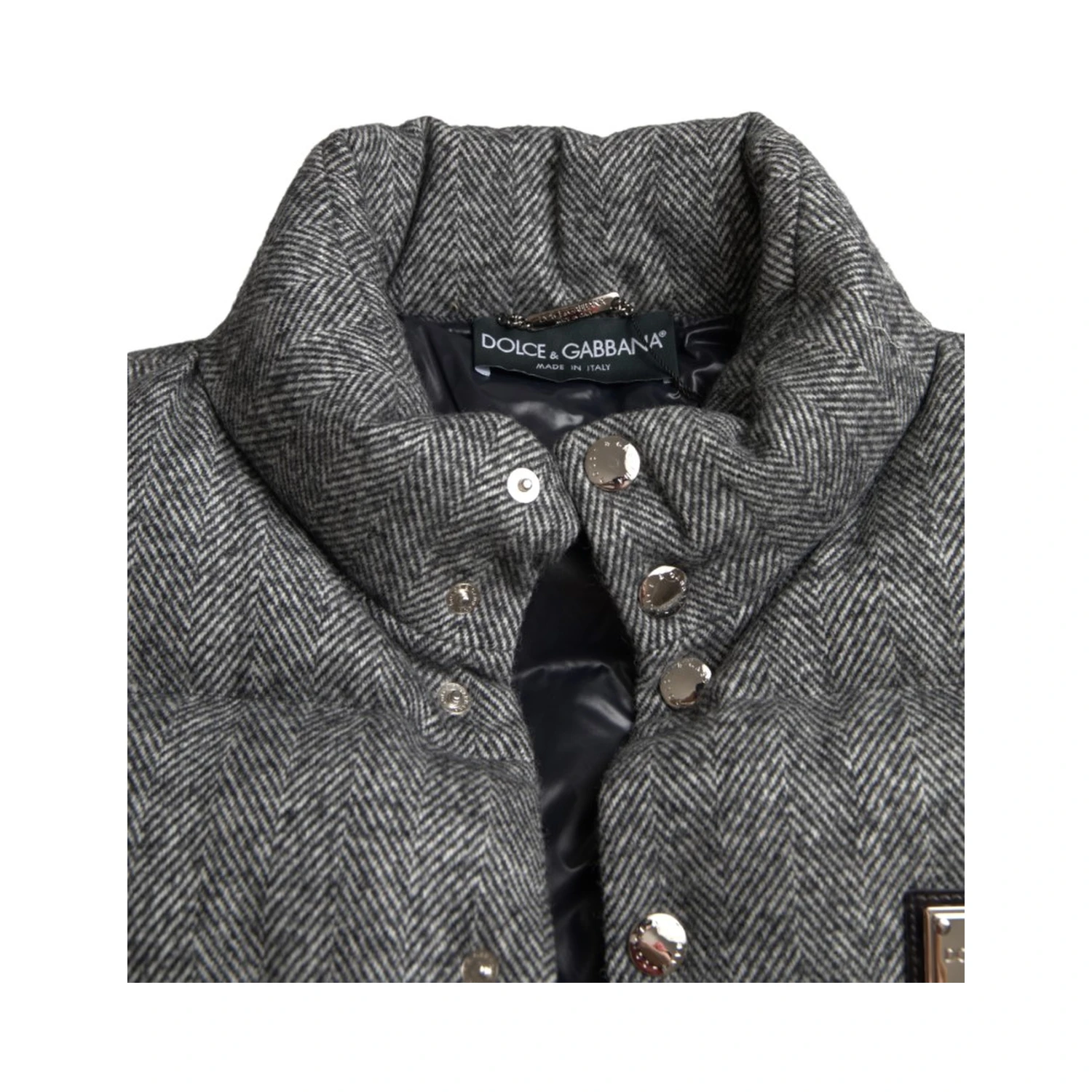 Elegant Chevron Knit Wool Blend Vest Jacket