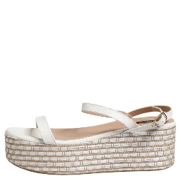White Espadrilles Ankle Strap Sandals Shoes