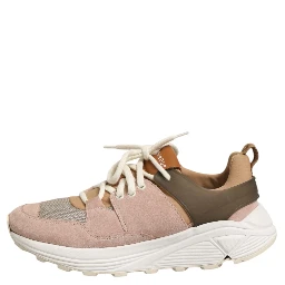 Multicolor Suede Low Top Women Sneakers Shoes