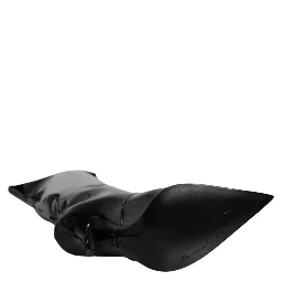 Black Patent Leather Knee High Boots Shoes