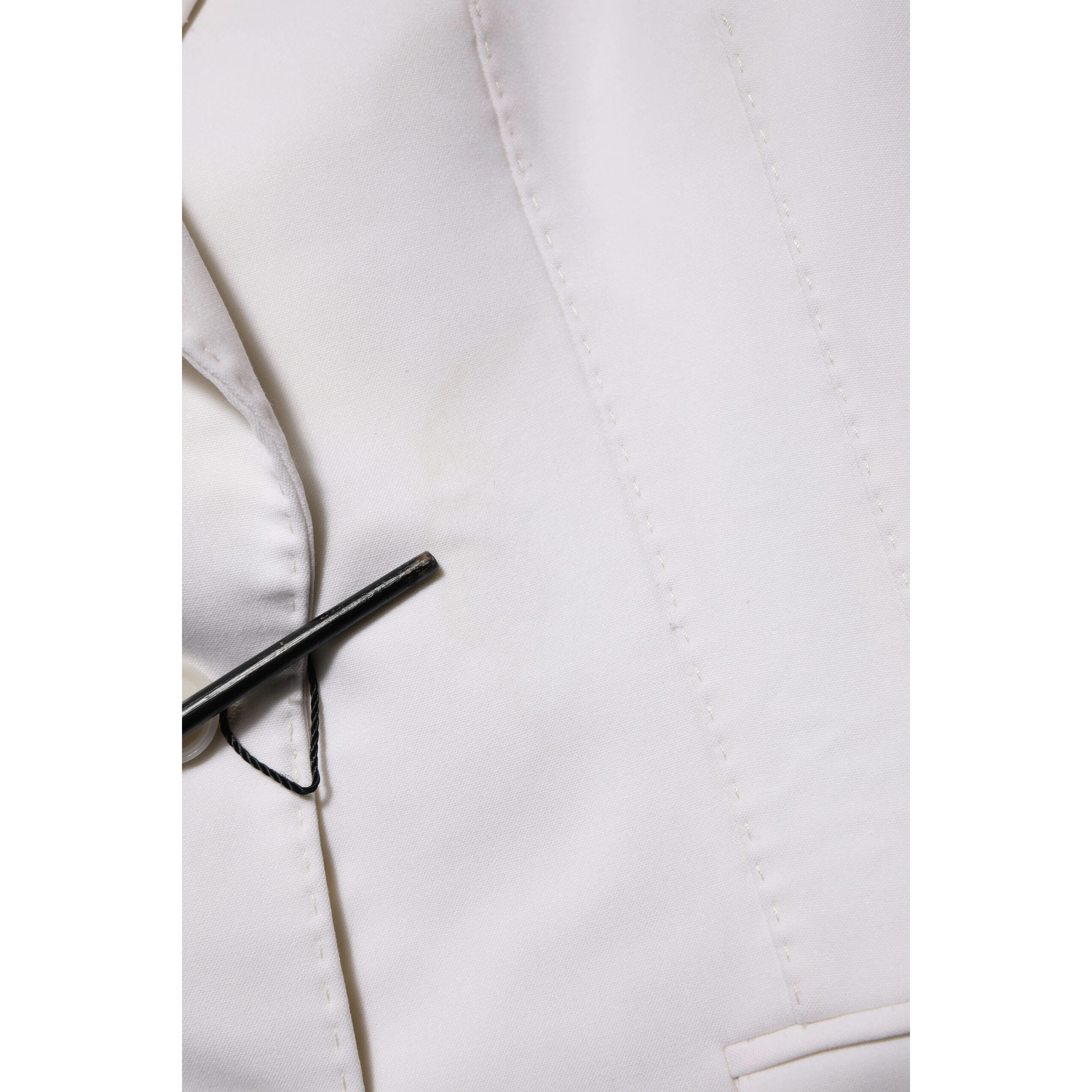 White Wool Single Breasted Women Coat Jacket