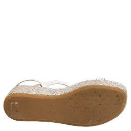 White Espadrilles Ankle Strap Sandals Shoes
