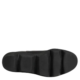 Black Chelsea Leather Pull On Women Ankle Boots Shoes