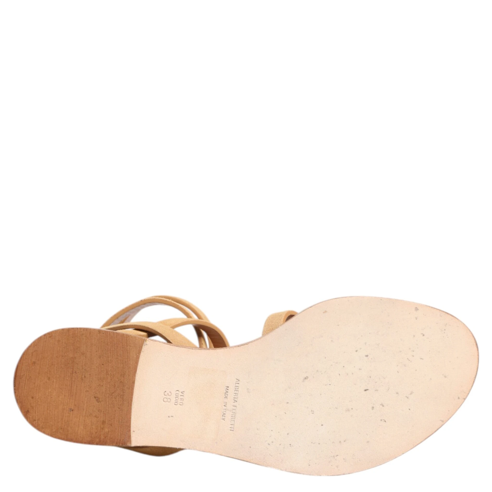 Brown Flip Flops Zipper Ankle Strap Shoes
