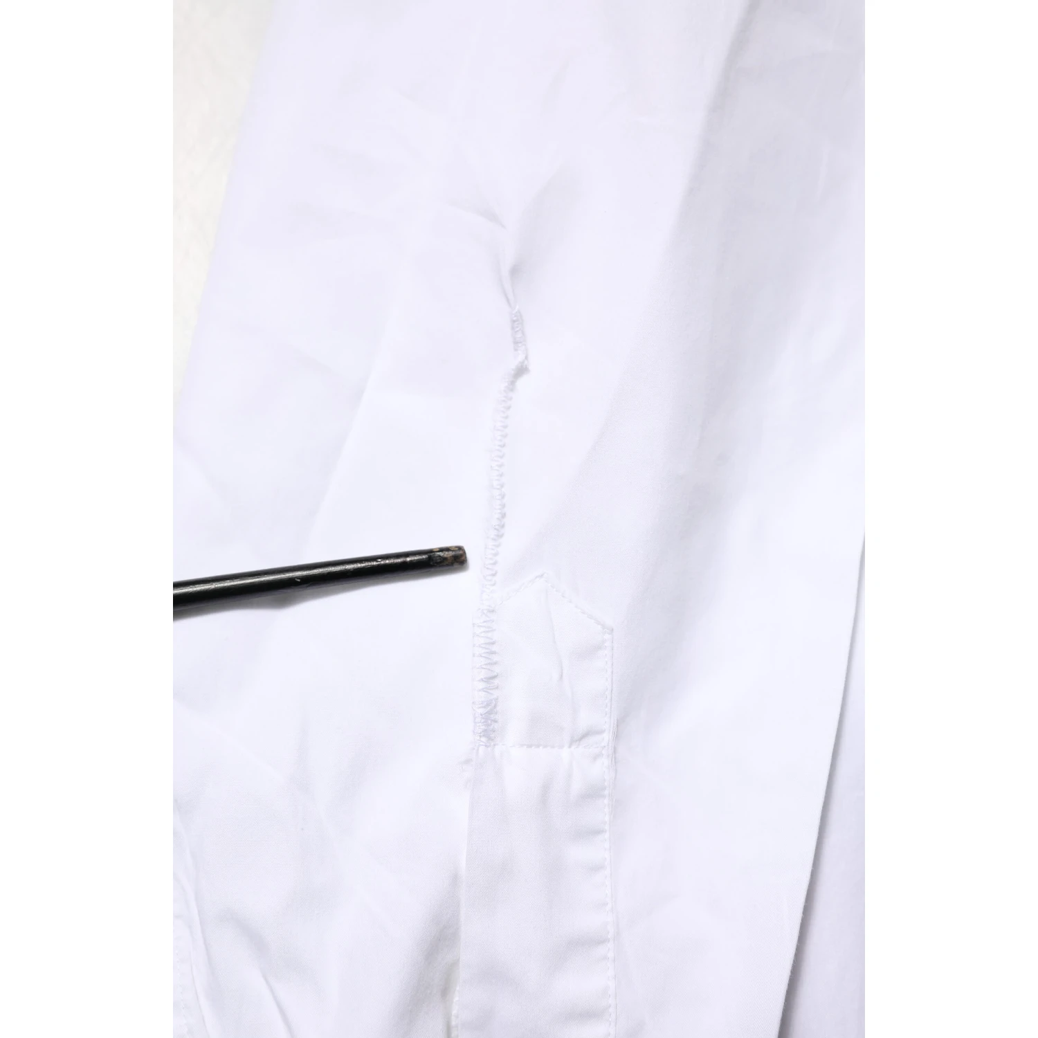 White Rose Embroidery Collared Shirt Top