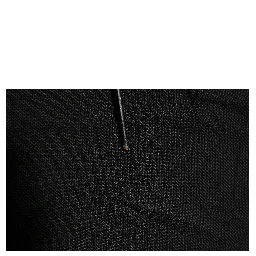 Black DG Silk Vneck Collared Men Polo T-shirt