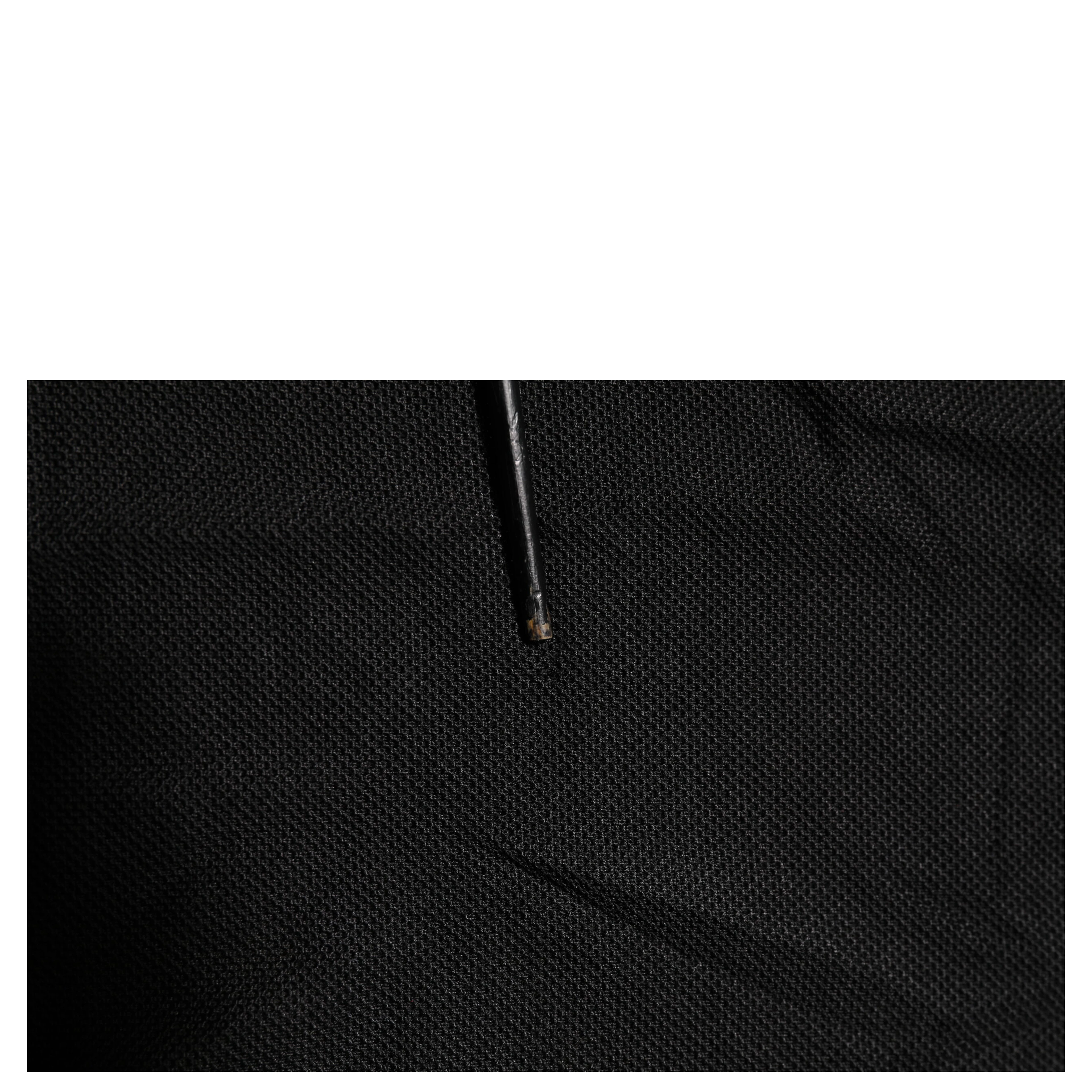 Black DG Silk Vneck Collared Men Polo T-shirt