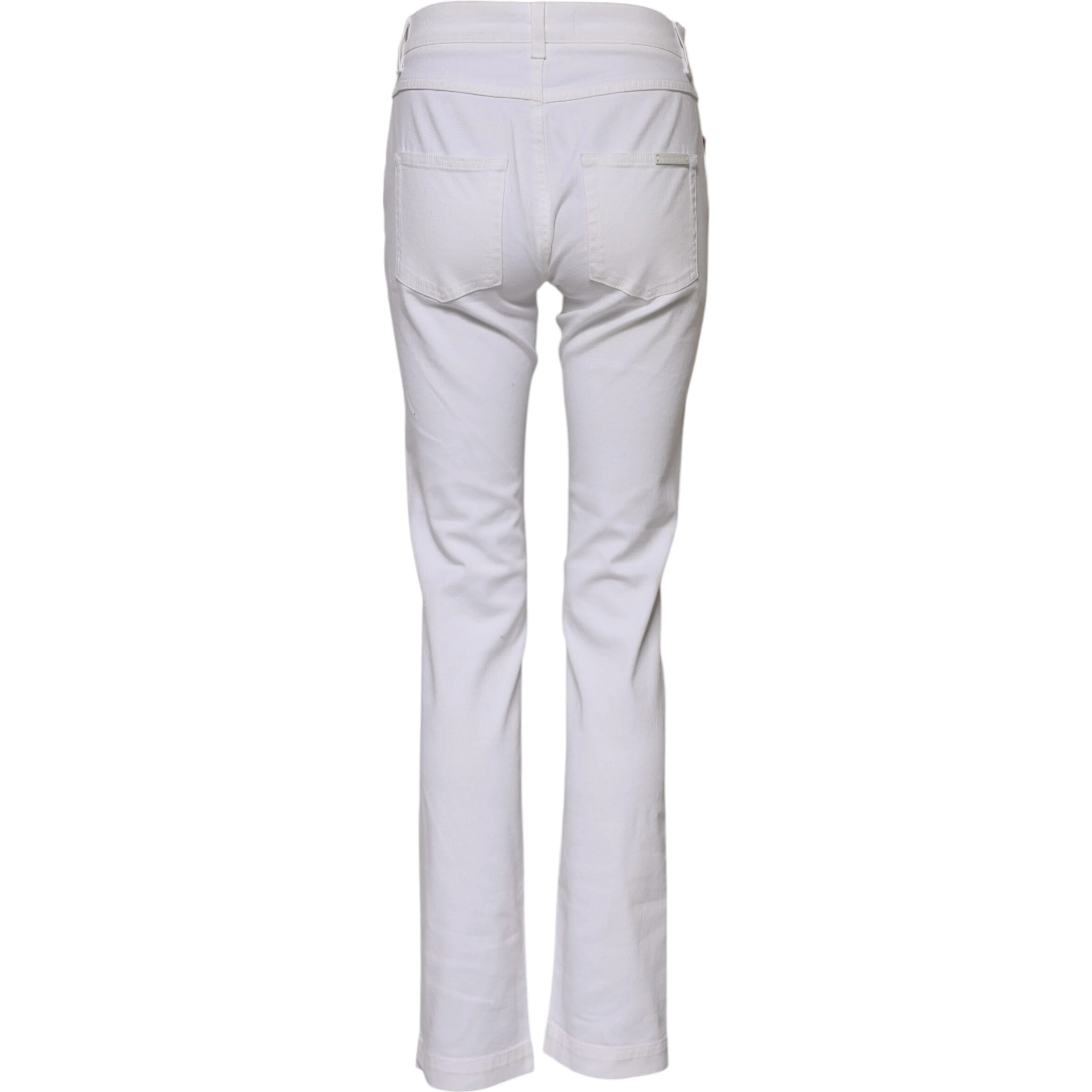 White Floral Embroidery GIRLY Denim Jeans