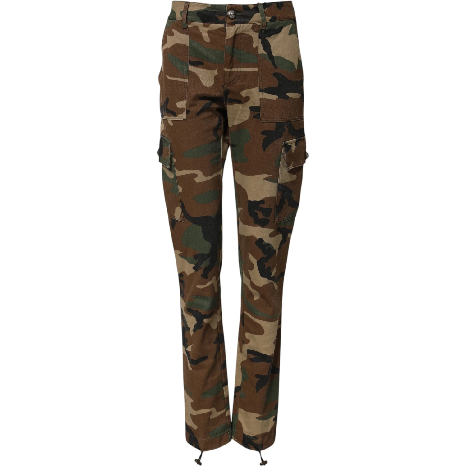 Multicolor Camouflage Cargo Pants