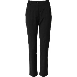 Black STAFF High Waist Tapered Pants
