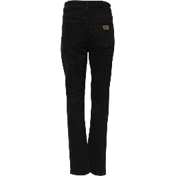 Black Boyfriend Cotton Flared Denim Jeans