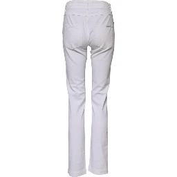 White Floral Embroidery GIRLY Denim Jeans