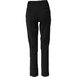 Black STAFF Mid Waist Tapered Pants