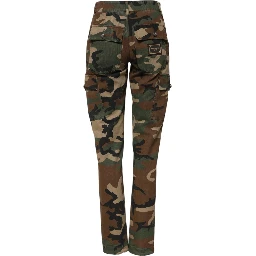 Multicolor Camouflage Cargo Pants
