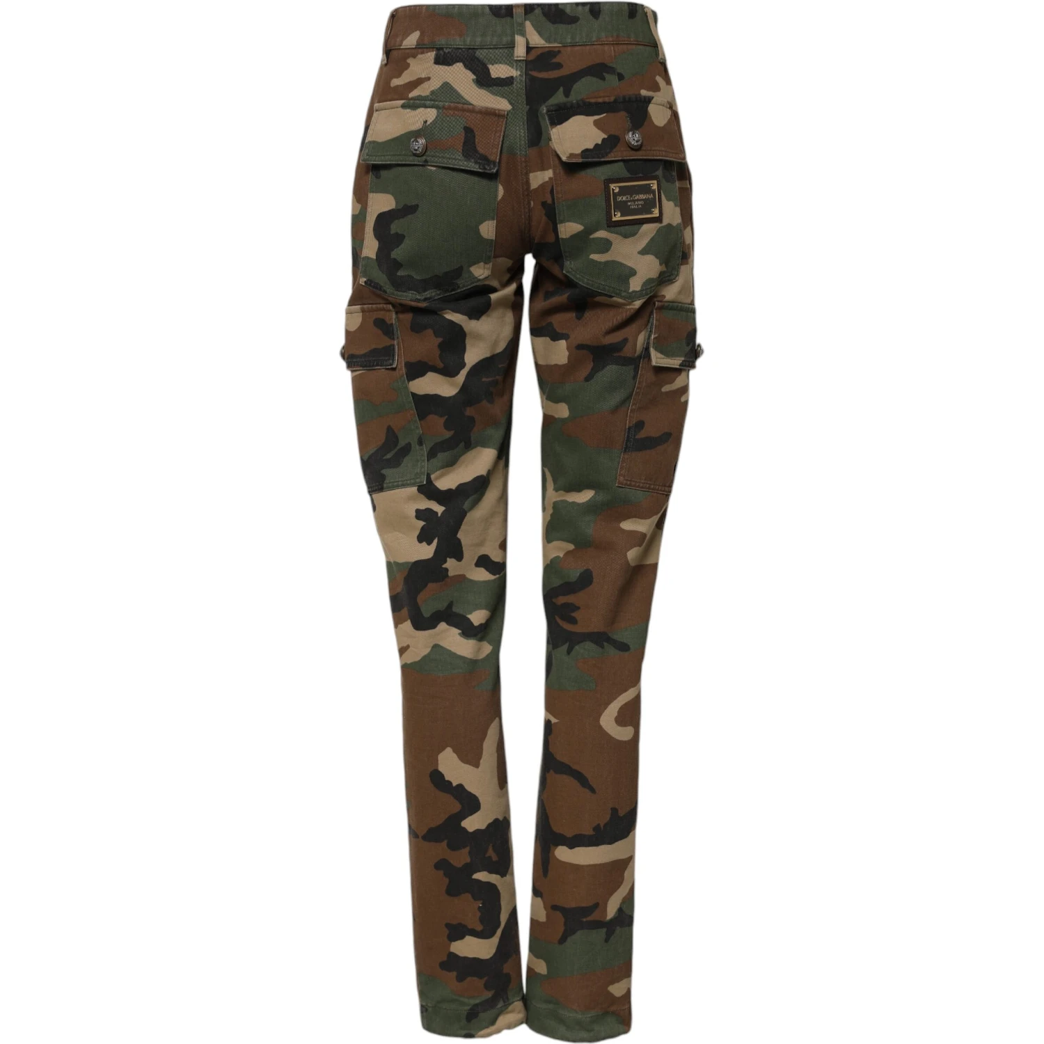 Multicolor Camouflage Cargo Pants